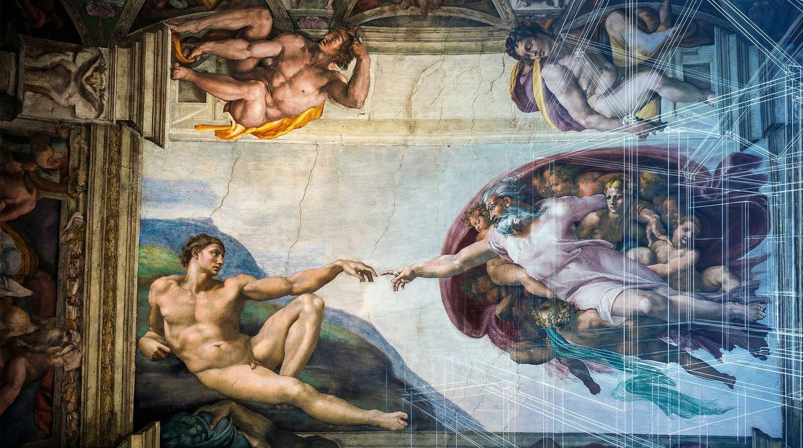 A arte de Michelangelo fundida com a engenharia